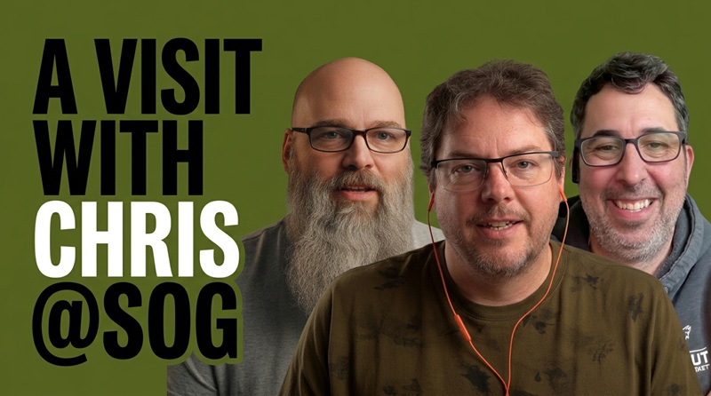 EDC‑TV Episode 030 thumbnail featuring Inky, Grant and guest Chris Cashbough from SOG.